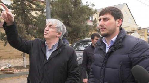 Хизри Абакаров проинспектировал улицу Генерала Сеидова