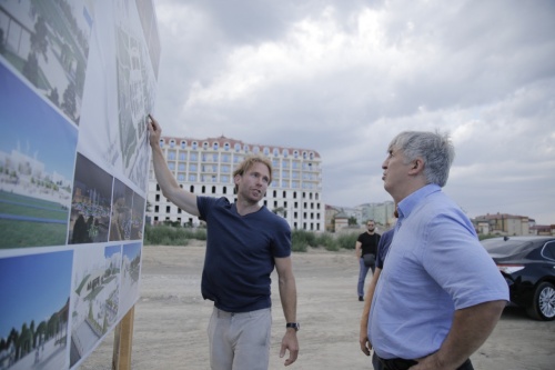 В Дербенте продолжается реконструкция парка им. Низами Гянджеви