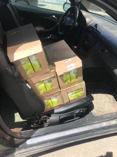 По поручению главы Дербента Хизри Абакарова гражданам Азербайджана, временно размещенным на Куларском посту привезли продукты питания